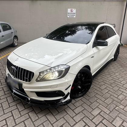 MERCEDES-BENZ A 45 AMG 2.0 16V TURBO GASOLINA 4P AUTOMATIZADO MERCEDES-BENZ A 45 AMG 2.0 16V TURBO GASOLINA 4P AUTOMATIZADO